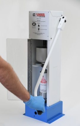 aerosol can filling system